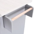 thumbnail image 2 of Kitchen Cart | 5 universal wheels, two storage cabinets | Durable P2 particleboard | Solves the problem of inconvenient kitchen movement, 2 of 6