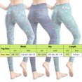 thumbnail image 3 of Gibobby Medias Termicas Afelpadas de Forro Polar Mujeres Casual cintura alta flor impreso Slim Fit simulación Jeans Leggings(Rosa,Talla única), 3 of 3