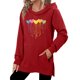 thumbnail image 2 of TaTaai Women's long sleeve hooded top, slim fit lightweight, classic fashion, side slit with pockets, soft fabric, Valentine's Day outfit, daily commute & casual gatherings Gift, 2 of 6