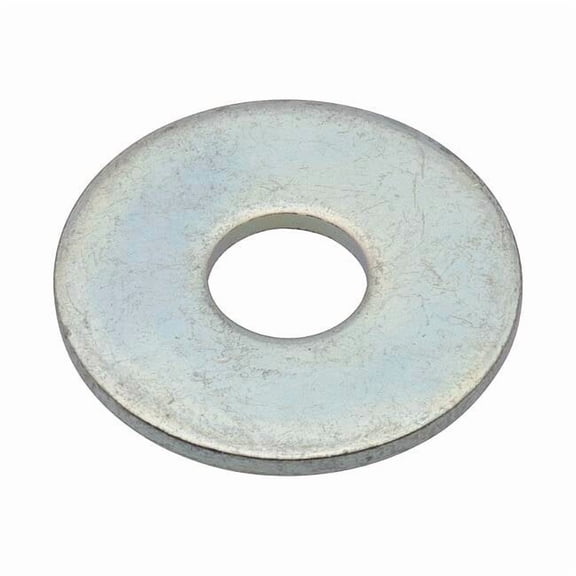 Flat Washer, For Screw Size M8 ,Steel Zinc Plated Finish, 100 PK M38400.080.0025