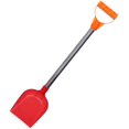 thumbnail image 1 of Childrens Sand Beach Shovel in Summer, Kids Snow Shovel in Winter, Plastic Shovel With Stainless Steel Handle, Durable Outdoor Beach Spade, Snow & Sand Scoop Shovels for Boys and Girls (Red 1PC), 1 of 8