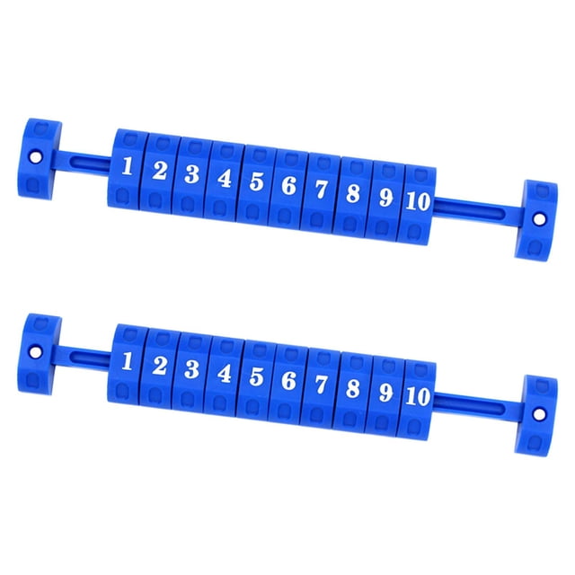 Almencla 2 Pieces Table Football Score Counter, Foosball Scoring Units, for Blue