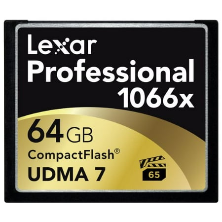 Lexar Lexar Media - Lexar Professional 1066x 64GB CompactFlash card LCF64GCRBNA10662 - 2 Pack