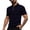 Mens T Shirts Navy, variant on Golf Shirts for Men with Pocket Short Sleeve Corduroy-Tshirts Shirt Mens Casual Solid Color Pullover Slim Button Collared Business Work Tees Tops