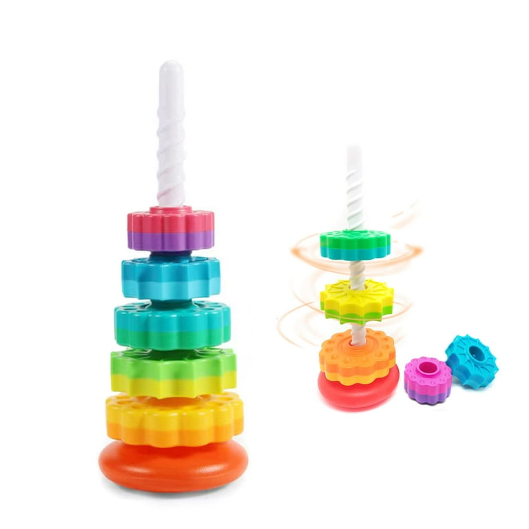 Rainbow Articulated Toy Sensory Brinquedos Decompression Rainbow