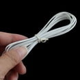 thumbnail image 3 of RJ11 6P4C Male to Male Telephone Cable Cord White 6.6ft, 3 of 3