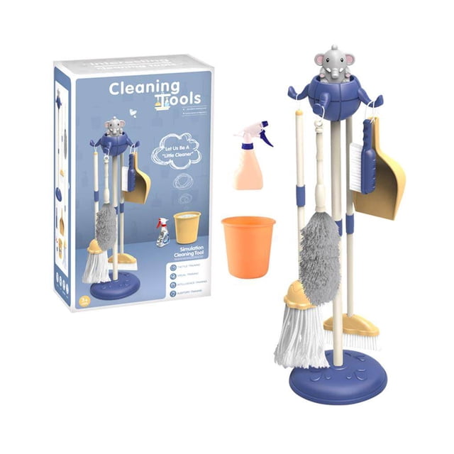 Simulation Mop Broom Dustpan Play House Cleaning Tool Toy Children Multiple Set for Children