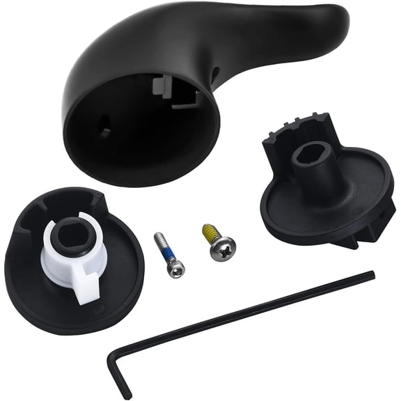 Replacement (100657) for Moen Lever Shower Handle, Compatible with Moen PosiTemp Valve Systems, Matte Black