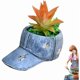 thumbnail image 1 of Cowboy Flower Pots | Succulent Flower Pot Ornaments, Creative Succulent Flower Pot Ornaments, Funny Pants Bonsai Pot Resin Flower Pot for Hat, 1 of 5