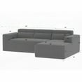 thumbnail image 6 of 109'' Modern Teddy Fabric L Shaped Sectional Sofa, No Assembly, Cloud-Like Comfort, 6 of 11
