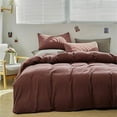 thumbnail image 4 of Bedding Comforter Brick Red - 3 Piece - Twin, 4 of 5