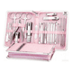 thumbnail image 1 of Kit De Manicura 26 En 1 Set Cortauñas De Acero Inoxidable Malubero Rosa, 1 of 5