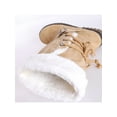 thumbnail image 6 of Frontwalk Ladies Snow Boots Lace Up Warm Shoes Round Toe Winter Boot Work Comfort Women Plush Lining Yellow 9, 6 of 9