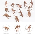 thumbnail image 2 of 12Pcs Plastic Dinosaur Skeleton Model Light Brown Color For Kids Collection, 2 of 8