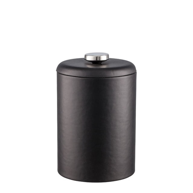 Contempo Black 2Qt. Tall Ice Bucket With Thick Vinyl Lid,No Handle