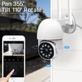 thumbnail image 3 of Cámara de seguridad IP de 3MP para el hogar, sistema de videovigilancia CCTV con detección de personas por Ia, seguimiento automático, con Zoom Digital 4X de 1080P, compatible con aplicación Tuya, 3 of 3