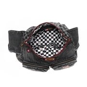 Nicole Lee Family Yearbook Denim Shoulder Bag