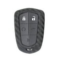 thumbnail image 2 of Carbon Fiber Silicone Automobile Car Key Case Durable Shell Cover for Cadillac, 2 of 7