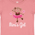 thumbnail image 4 of Inktastic Mimi Girl Ballerina Monkey Girls Baby T-Shirt, 4 of 5