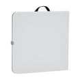 thumbnail image 4 of Mainstays 4 Foot Fold-in-Half Adjustable Folding Table, White, 4 of 7