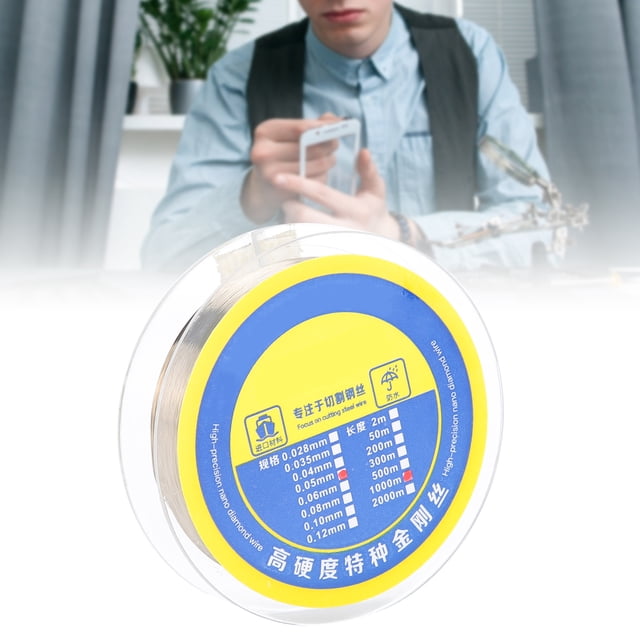 Ymiko 1000m/3280ft Screen Separation Wire for iOS / / Phone LCD Screen Repairing,1000m Steel Wire,Steel Wire