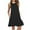Black, variant on Egzmbll Summer Casual Dresses for Women Sleeveless Midi Dress Swing Tank Sundress Pleated Tshirt Dress S-2XL