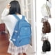 thumbnail image 2 of Mochila de color liso para estudiantes, ligera y portátil, ideal como regalo para niños y niñas, color blanco., 2 of 5