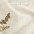 thumbnail image 4 of Full Blackout Curtains for Bedroom & Living Room, Grommet Drapes, Thermal Insulated Textured Blackout Curtains 2 Panels Set, W50" x L96", Cream, 4 of 7