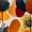 Southwestern 05, variant on Manfei Abstract Mid-Century Twin Sheets, Minimalist Leaf Bedding, Orange Red, Black Reversible 3-Piece1 Flat Sheet   1 Fitted Sheet   1 Pillowcase