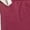 Burgundy/Porcelain, variant on Mills by Millie Bobby Brown Women's Striped Terry Shorts, Sizes XXS-XXL