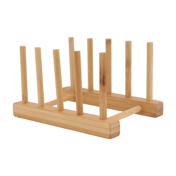 BEADCEST Dish Tray Drying Rack Bamboo Dish Holder Chocolate 1Pack