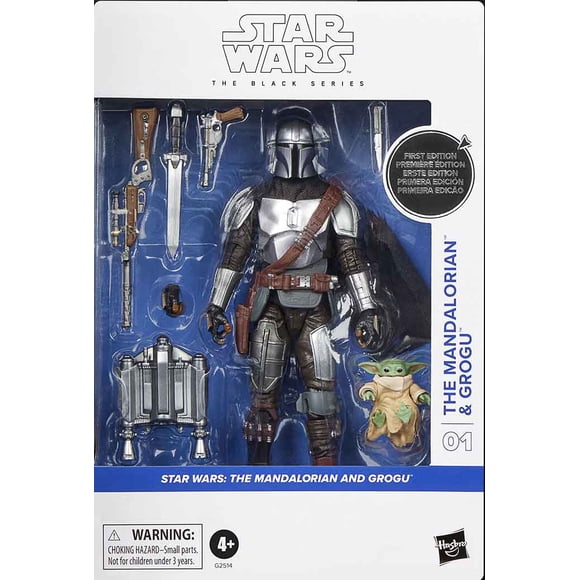 Star Wars The Black Series 6 Inch Action Figure White Box Deluxe - The Mandalorian & Grogu #01