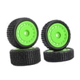 thumbnail image 4 of 4 llantas para ruedas RC, piezas de repuesto para modificación de neumáticos RC, hexágono de 7 mm, compatibles con el modelo 244016 Micro B 1/24 RC Verde, 4 of 8