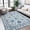 blue, variant on SARAG 3'x5' Living Room Washable Rugs, Soft Modern Floral Square Carpets for Bedroom Dining Room, Foldable Non-Slip Home Decor Rugs