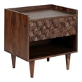 thumbnail image 2 of Moe's Home Collection Pablo Wood Nightstand Brown in Brown, 2 of 4