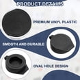 thumbnail image 3 of Door Lock Dust Cover Panel Cam Lock Dust Cover Plastic Waterproof Caps for Cam Lock Switch Cabinet Power Cabinet Control 21mm, 3 of 7