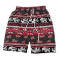 thumbnail image 2 of Summer Beach Shorts for Women Men Beach Trunks Elastic Waisted Loose Clothing Elephant Printed Short Pants for Walking Festival, 2 of 8