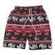 thumbnail image 2 of Pantalones cortos de playa Hombres Mujeres Pantalones cortos hippie Poliéster Cintura elástica Calzoncillos de moda Troncos de playa Patrón de Rojo Sunnimix Pantalones de playa, 2 of 8
