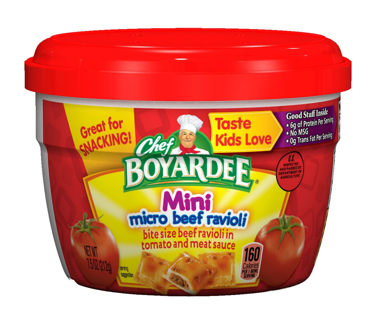 Chef Boyardee Mini Micro Beef Ravioli 7 5 Oz