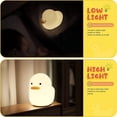 thumbnail image 4 of Luz nocturna LED de pato JanHm recargable con sensor táctil para dormitorio, 4 of 5