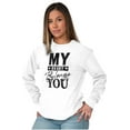 thumbnail image 4 of My Heart Belongs You Romantic Love Women's Long Sleeve T Shirt Brisco Brands M, 4 of 6