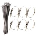 thumbnail image 4 of WASHWEPE 30Ud Abrazaderas Reutilizables De Inoxidable Para Organización Y Uso, 4 of 8