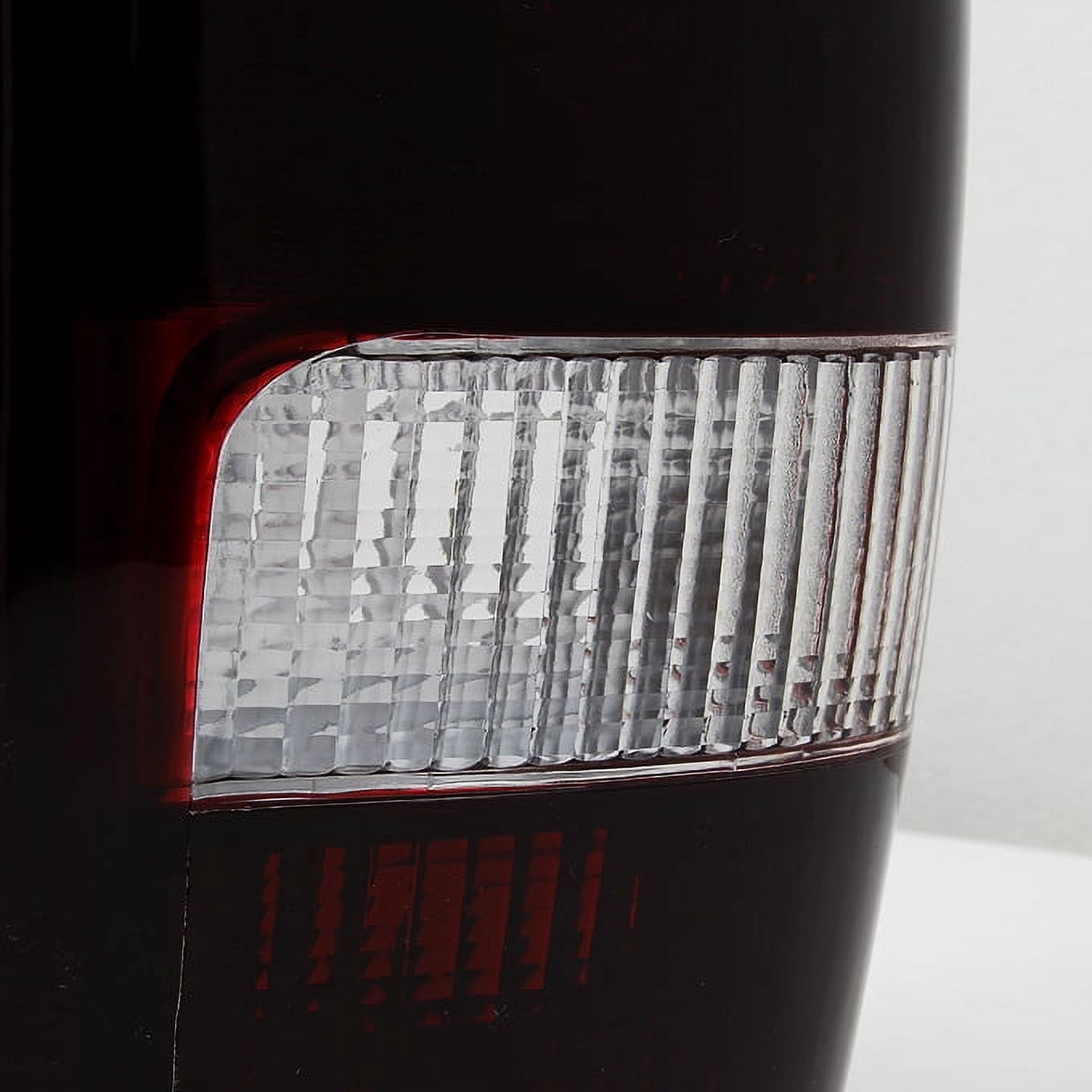 AKKON - For 1993-1997 Ford Ranger Pickup Truck Dark Red Rear Tail Light Brake Lamps Replacement Pair Left + Right Set