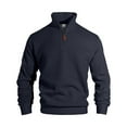 thumbnail image 5 of ZACPNCV Mens Quarter Zip Pullover Slim Fit Lightweight Knit Pullover Sweaters Casual Sweater, 5 of 7