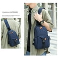 thumbnail image 5 of Sentmoon Aubaines du Jour Liquidation Sac de Taille de Sport en Toile pour Homme Décontracté Mode Grande Capacité Rangement Sac de Taille Aubaines du Jour Liquidation Prime, 5 of 5