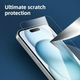 thumbnail image 3 of Freedomtech 3-Pack Screen Protector for iPhone 15 / 15 Pro [6.1 Inch] Display Tempered Glass, Sensor Protection, Dynamic Island Compatible, Case Friendly, 3 of 7