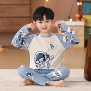 Disney animé Stella Lou ensemble de pyjamas pour enfants fille printemps et automne à manches longues dessin animé bébé pyjama filles vêtements de nuit