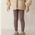 thumbnail image 4 of Otqutp Girls Fleece Lined Ankle Leggings Winter Thick Ribbed Knit Tights Pants Kids Slim School Casual Opaque Pantyhose, 4 of 6