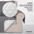 thumbnail image 3 of Deconovo Funda de sofá resistente al agua, 1 unidad, gris claro, 53 cm de ancho x 190 cm de largo, funda protectora para muebles, ideal para mascotas y niños., 3 of 7