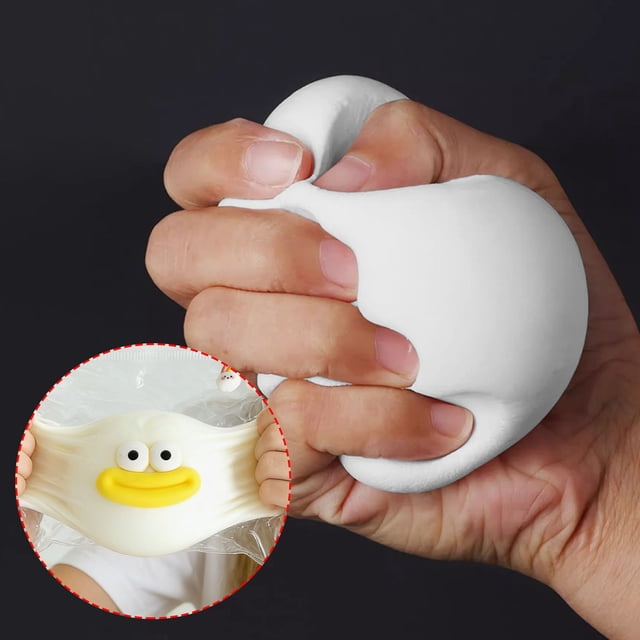 SBYOJLPB Big Mouth Peach Fidget Toy Slow Rising Stress Relief Toy for Kids Adults